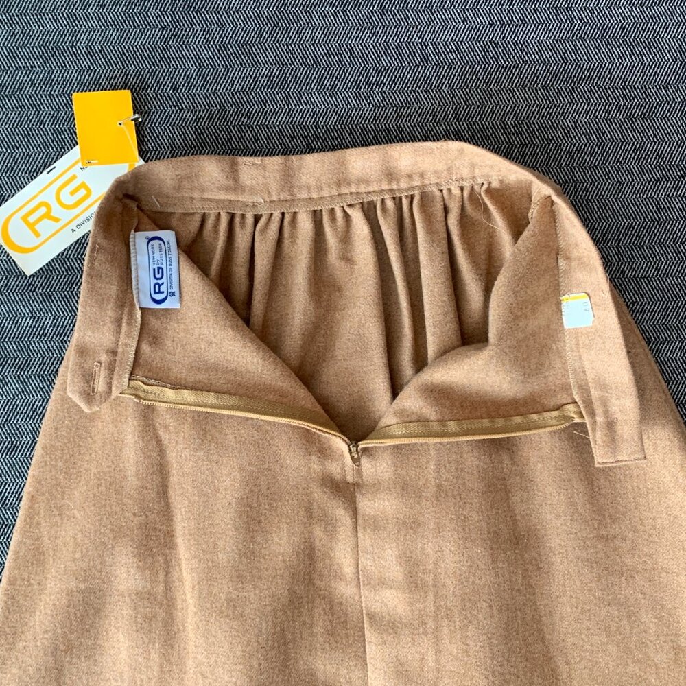 Wool Blend Vintage Skirt Youth Kids Girls Size 8 Medium, 23" Waist - Picture 8 of 15